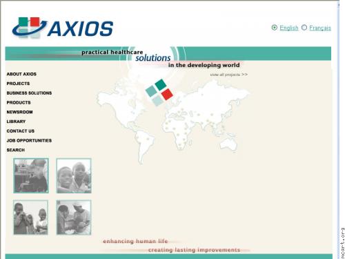 Corporate Website - Axios International