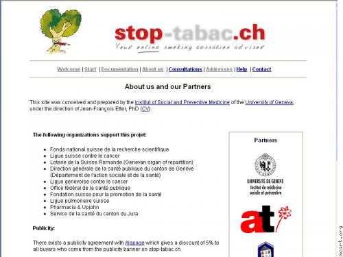 Government Website - Stop-Tabac