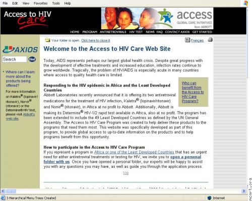 Donation Program - Access to HIV Care®