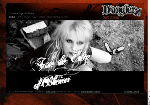 Band Website - D'ANGLERZ