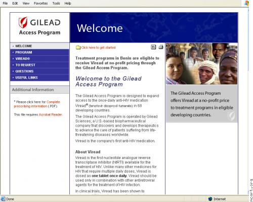 Donation Program - Gilead Access Program®