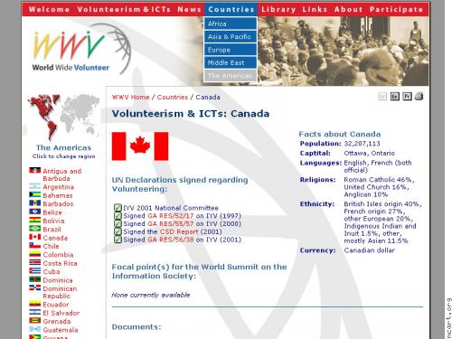 NGO Website - World Wide Volunteer Site